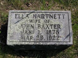 Ella <I>Hartnett</I> Baxter 
