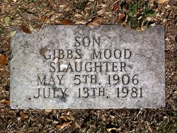 Gilbert Mood “Gibbs” Slaughter Sr.
