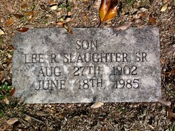 Lee Roy Slaughter Sr.