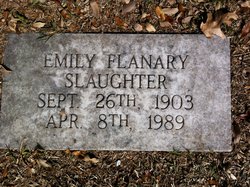 Emily C <I>Flanary</I> Slaughter 