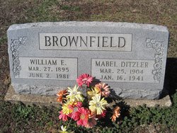 Mabel <I>Ditzler</I> Brownfield 