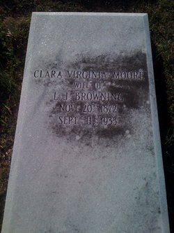 Clara Virginia <I>Moore</I> Browning 
