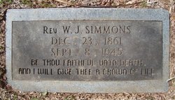 Rev William Judson Simmons 