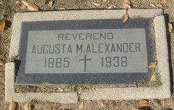 Rev. Augusta May <I>Sheppard</I> Alexander 