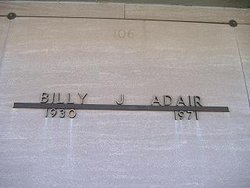 Billy J Adair 