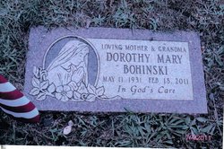 Dorothy Mary <I>Dobrowolski</I> Bohinski 