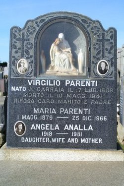 Angela Mary <I>Parenti</I> Analla 