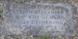 Evelyn Cecile <I>Alexander</I> Lockwood 