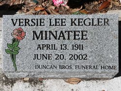 Versie Lee <I>Kegler</I> Minatee 