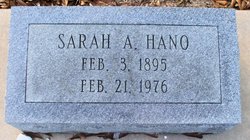 Sarah A. <I>Wheat</I> Hano 