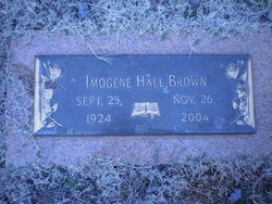 Imogene <I>Hall</I> Brown 