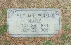 Emily Jane <I>Winkler</I> Bealer 