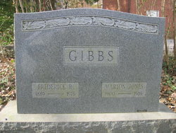 Marion Barr <I>Jones</I> Gibbs 
