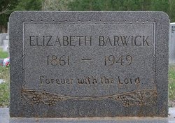 Elizabeth <I>Cone</I> Barwick 