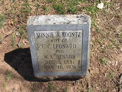 Minnie Alice <I>Koontz</I> Benson 