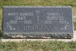 Mary Agnes <I>Oaks</I> Burgess 