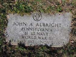 John A Albright 