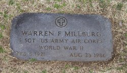 Warren F Millburg 