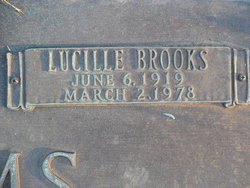 Lucille <I>Brooks</I> Adams 