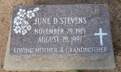 June D Stevens 