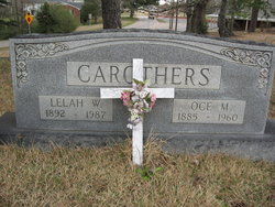 Lelah W. <I>Walls</I> Carothers 