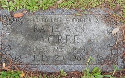 Katie Ann <I>Sewell</I> Acree 