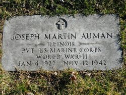 Pvt Joseph Martin Auman 