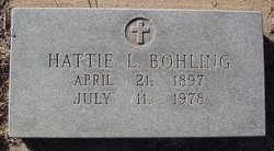 Hattie L. <I>Ross</I> Bohling 