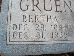 Bertha <I>Leitzke</I> Gruendemann 