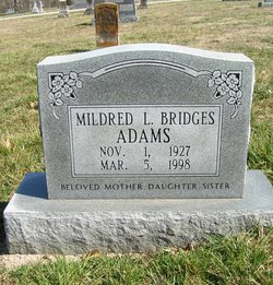 Mildred Lorena <I>Bridges</I> Adams 