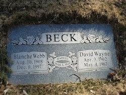 Blanche Bernice <I>Webb</I> Beck 
