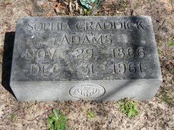 Sophia <I>Graddick</I> Adams 