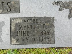 Myrtle Edith “Myrtie” <I>Trent</I> Davis 