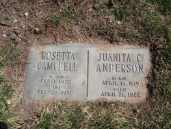 Juanita Lula <I>Campbell</I> Anderson 