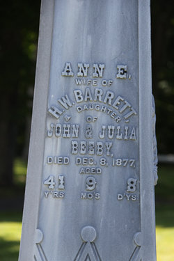Ann E. <I>Beeby</I> Barrett 