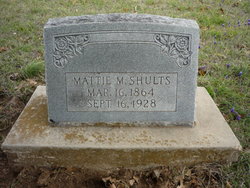 Mattie Martha <I>Golden</I> Shults 