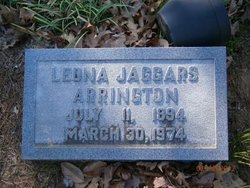 Mary Leona <I>Jaggars</I> Arrington 
