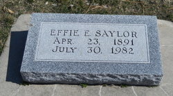 Effie E. Saylor 
