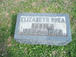 Elizabeth C. <I>Rhea</I> Rhodes 
