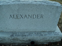 Emily E <I>Alexander</I> Gray 