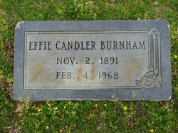Effie <I>Candler</I> Burnham 