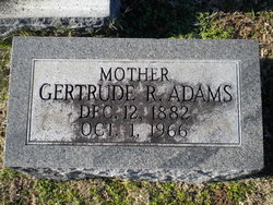 Gertrude R. <I>Robb</I> Adams 