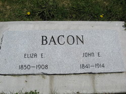 Elizabeth Elmer “Eliza” <I>Holland</I> Bacon 