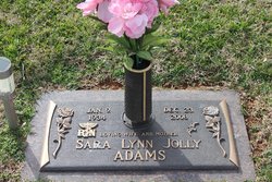 Sarah Lynn <I>Jolly</I> Adams 