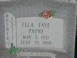 Ella Faye <I>Patterson</I> Payne 