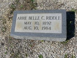 Arrie Belle <I>Crouch</I> Riddle 