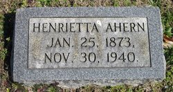 Henrietta Muriah <I>Baker</I> Ahern 
