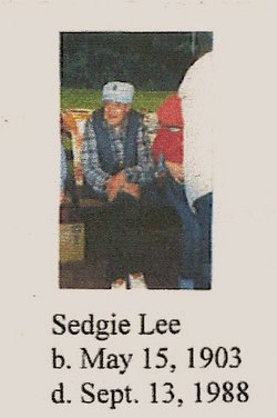 Sedgie Lee Kline 