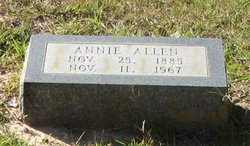 Annie Marie <I>Case</I> Allen 