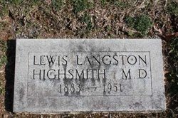 Dr. Lewis Langston Highsmith 